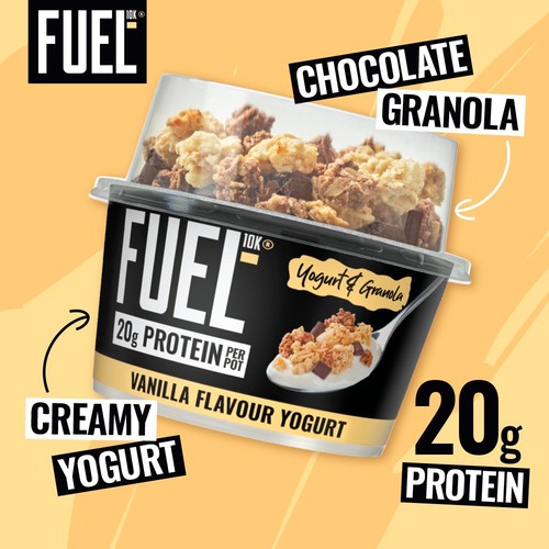 Fuel10k 20g Protein Vanilla Yogurt & Granola 173g thumbnail 2