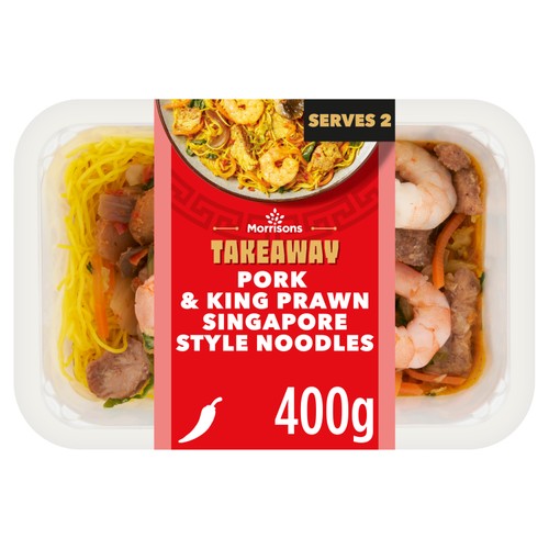 Morrisons Takeaway Singapore Noodles 400g