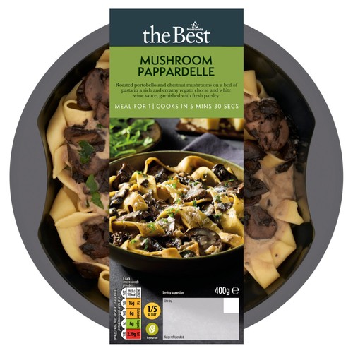 Morrisons Best Mushroom Pappardelle 400g