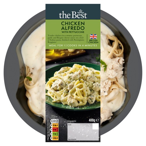 Morrisons Best Chicken Alfredo With Fettuccine 400g