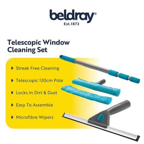 Beldray 2 In 1 Telescopic Window Cleaning Set thumbnail 2