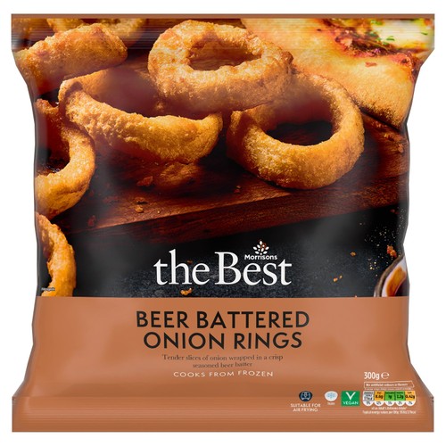 Morrisons The Best Beer Battered Onion Rings    300g
