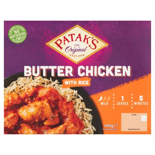 Patak's Butter Chicken with Rice 400g thumbnail 2
