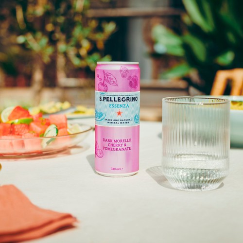 San Pellegrino Essenza Sparkling Water Cherry & Pomegranate 4x330ml thumbnail 4