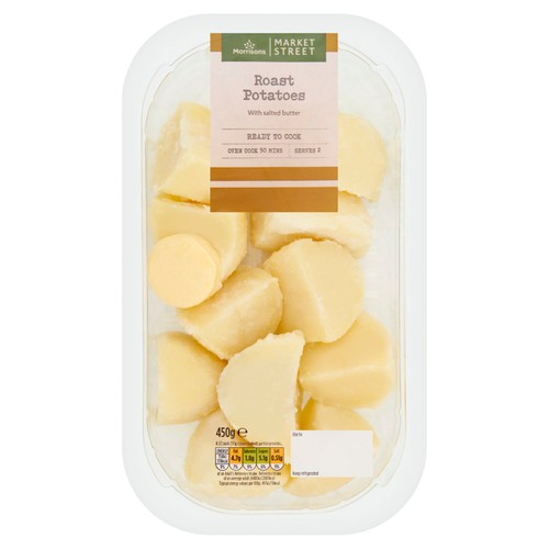 Morrisons Market Street Roast Potatoes with Salted Butter 450g