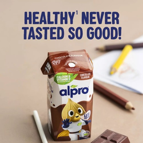 Alpro Kids Oat Chocolate Long Life Dairy Free Drink 200ml thumbnail 4