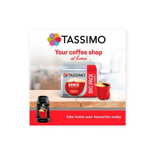 Tassimo Americano Smooth Coffee Pods x24 thumbnail 5