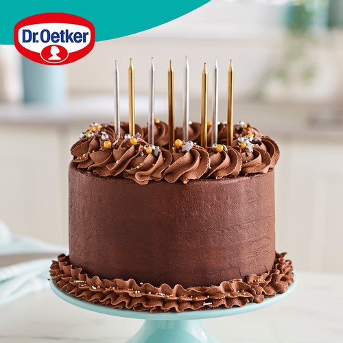 Dr. Oetker 12 Metallic Birthday Candles thumbnail 3