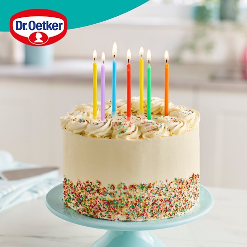 Dr. Oetker 12 Rainbow Birthday Candles thumbnail 3
