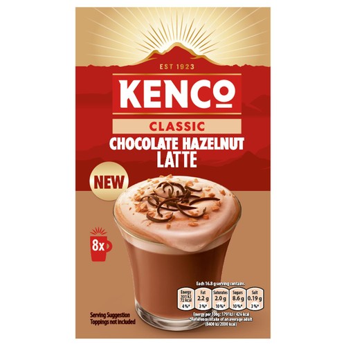 Kenco Chocolate Hazelnut Latte Instant  thumbnail 2