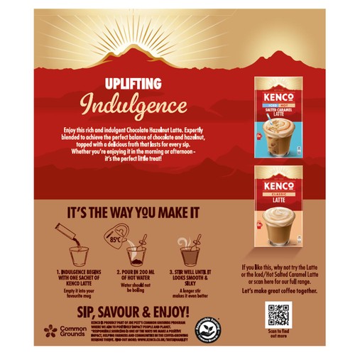 Kenco Chocolate Hazelnut Latte Instant  thumbnail 3