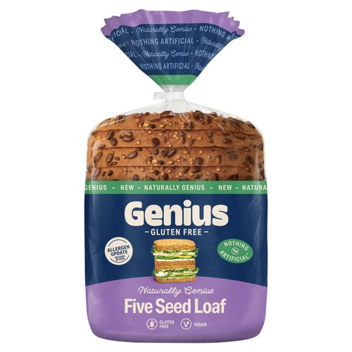 Genius Gluten Free Five Seed Loaf 430g