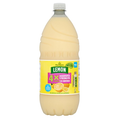 Morrisons Lemon Quad Concentrate Squash