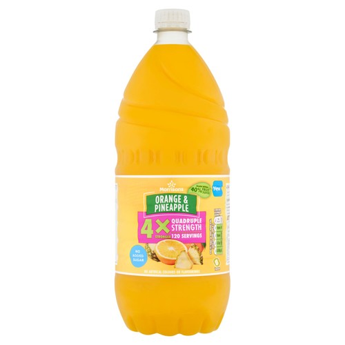 Morrisons Orange & Pineapple Quad Concentrate Squash 