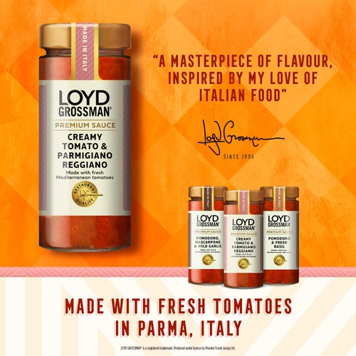Loyd Grossman Creamy Tomato & Parmigiano Reggiano Tomato Pasta Sauce 290g thumbnail 3