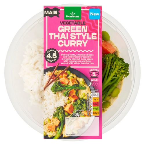Morrisons Pan Asian Veggie Thai Green Curry 400g