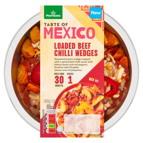Morrisons Taste Of The World Chilli Loaded Wedges 400g