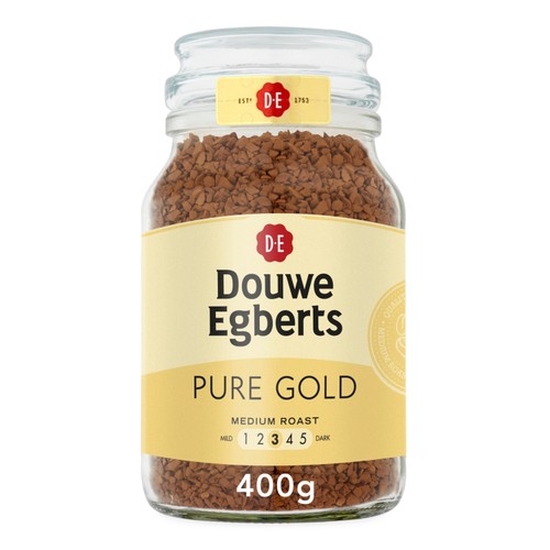 Douwe Egberts Pure Gold Medium Roast Instant Coffee 400g thumbnail 2