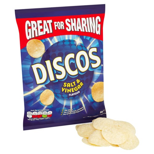 Discos Salt & Vinegar Sharing Crisps  thumbnail 2