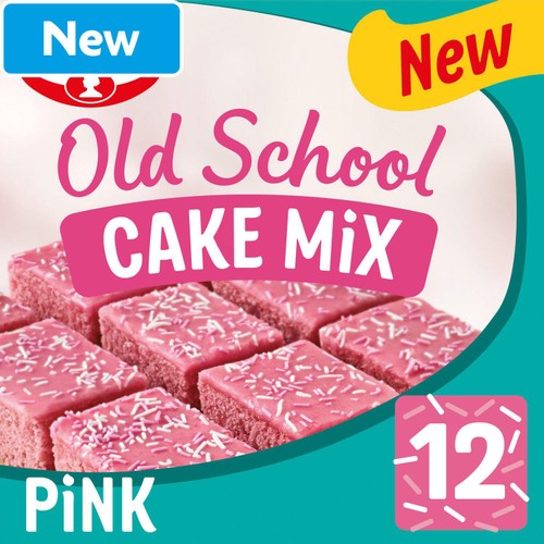 Dr. Oetker Pink Old School Traybake Mix 