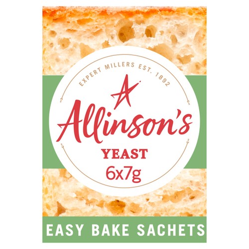 Allinson's Easy Bake Yeast Sachets 6x7g thumbnail 2