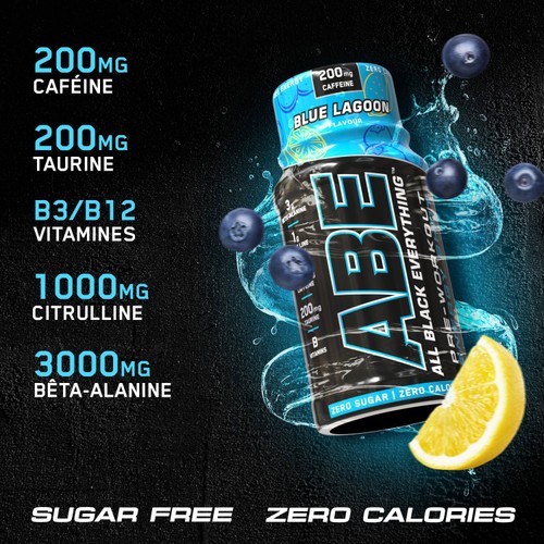 Applied Nutrition Ultimate Pre-Workout Energy Shot Blue Lagoon Flavour 60ml thumbnail 4