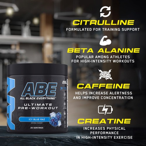 Applied Nutrition Ultimate Pre-Workout Icy Blue Raz 250g thumbnail 3