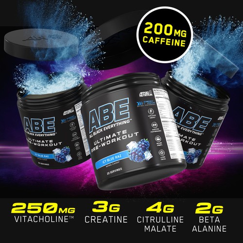 Applied Nutrition Ultimate Pre-Workout Icy Blue Raz 250g thumbnail 4