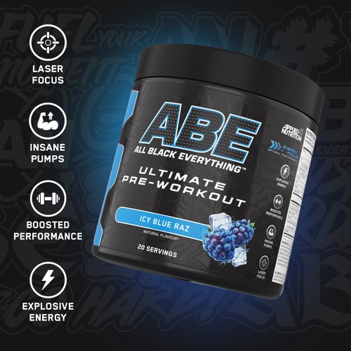 Applied Nutrition Ultimate Pre-Workout Icy Blue Raz 250g thumbnail 6