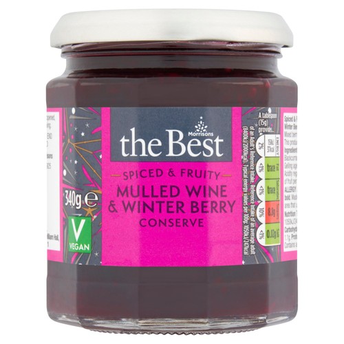 Morrisons The Best Mulled Wine & Winter Berry Conserve 