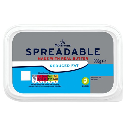 Morrisons Reduced Fat Spreadable 500g