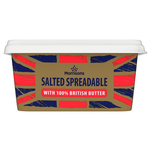 Morrisons Salted Spreadable With 100% British Butter 500g