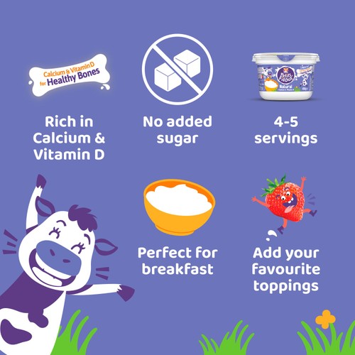 Petits Filous Natural Kids Yoghurt with Calcium and Vitamin D 450g thumbnail 4