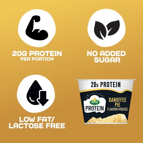 Arla Protein Banoffee Pie Flavour Mousse 200g thumbnail 2