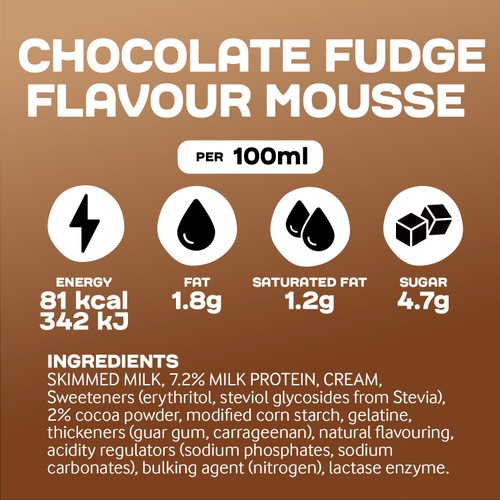 Arla Protein Chocolate Fudge Flavour Mousse 200g thumbnail 4