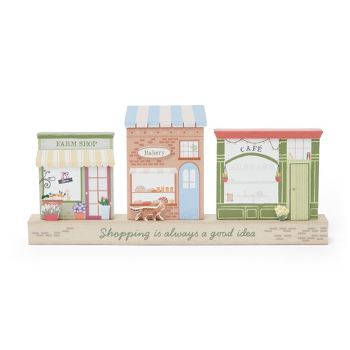 Nutmeg Home Shopping Market Street Scene Decor