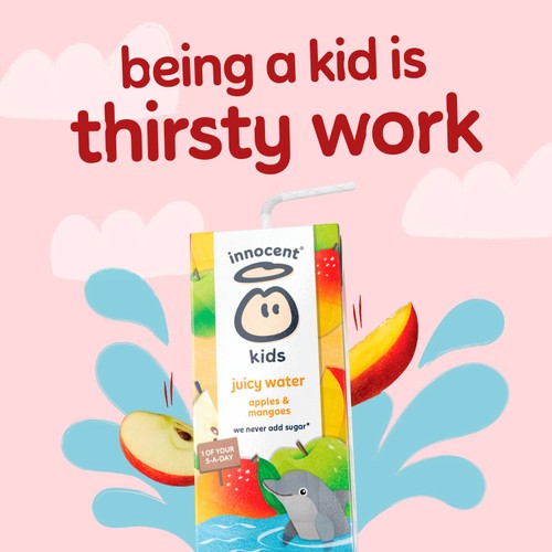 Innocent Kids Juicy Water Apples & Mangoes 3 x 200ml thumbnail 6