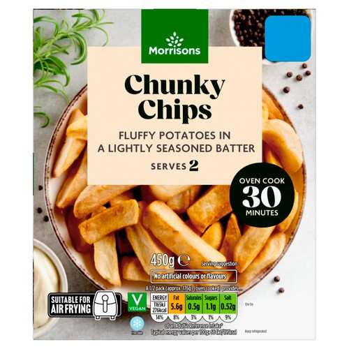 Morrisons Chunky Chips 450g