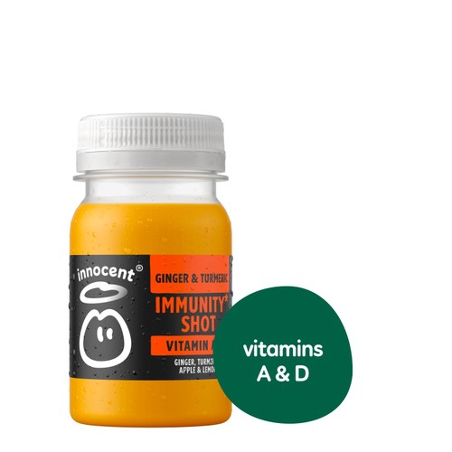 Innocent Immunity, Ginger, Turmeric, Apple & Lemon Shot 80ml