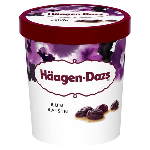 Haagen Dazs Rum Raisin Ice Cream thumbnail 2