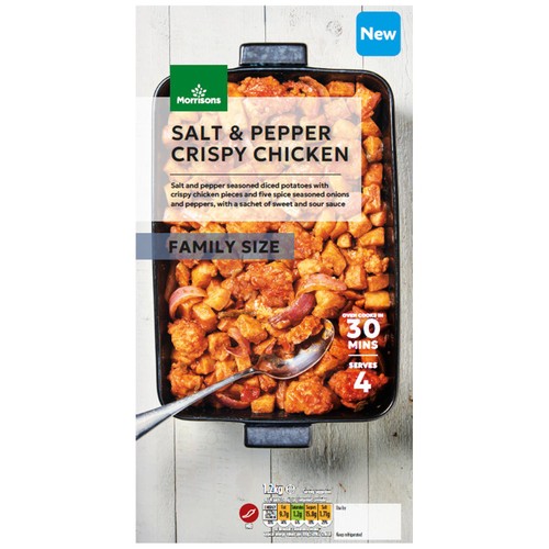 Morrisons Salt & Pepper Crispy Chicken Family Sized 1.2kg