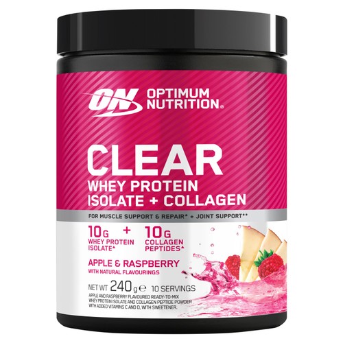 Optimum Nutrition Clear Whey & Collagen Apple & Raspberry 240G
