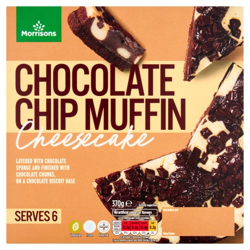 Morrisons Chocolate Chip Muffin Cheesecake 