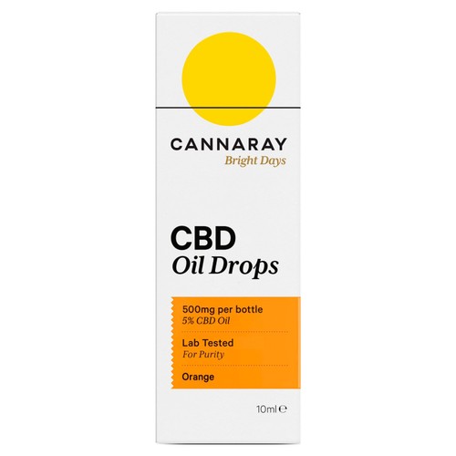 Cannaray Bright Days CBD Oil Drops Orange 10ml thumbnail 2