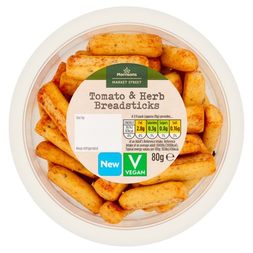 Morrisons Deli Grazing Tomato And Herb Breadsticks 
