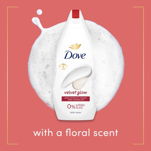 Dove Body Wash Velvet Glow 450ml thumbnail 3