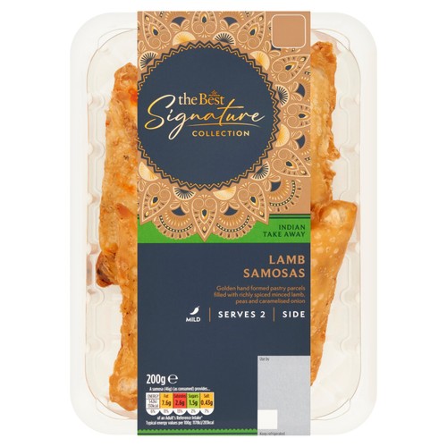 The Best Signature Collection Lamb Samosas 200g