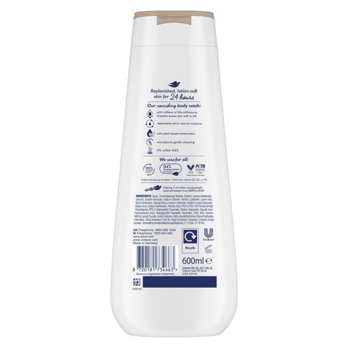 Dove Shower Gel Advanced Care Nourishing Silk 600ml thumbnail 3