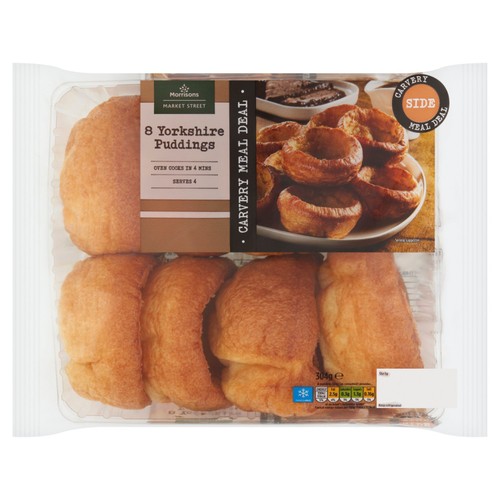 Morrisons Market Street 8 Yorkshire Puddings 304g
