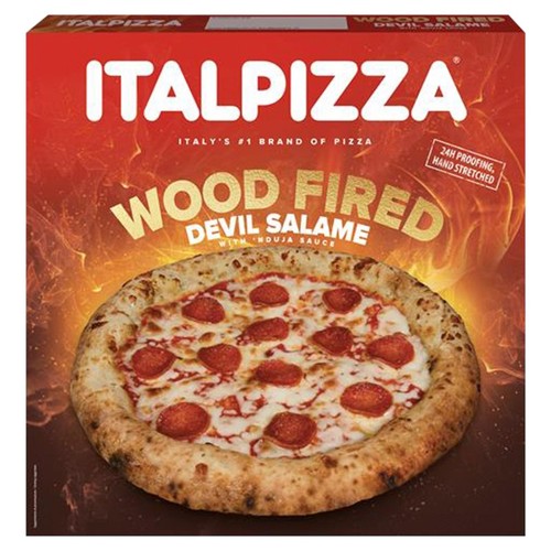 Italpizza Wood Fired Spicy Salame Pizza 370g thumbnail 2